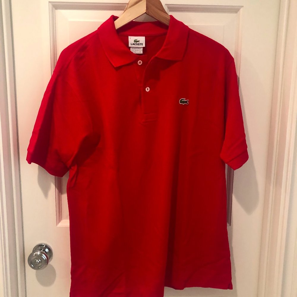 Red Lacoste Polo